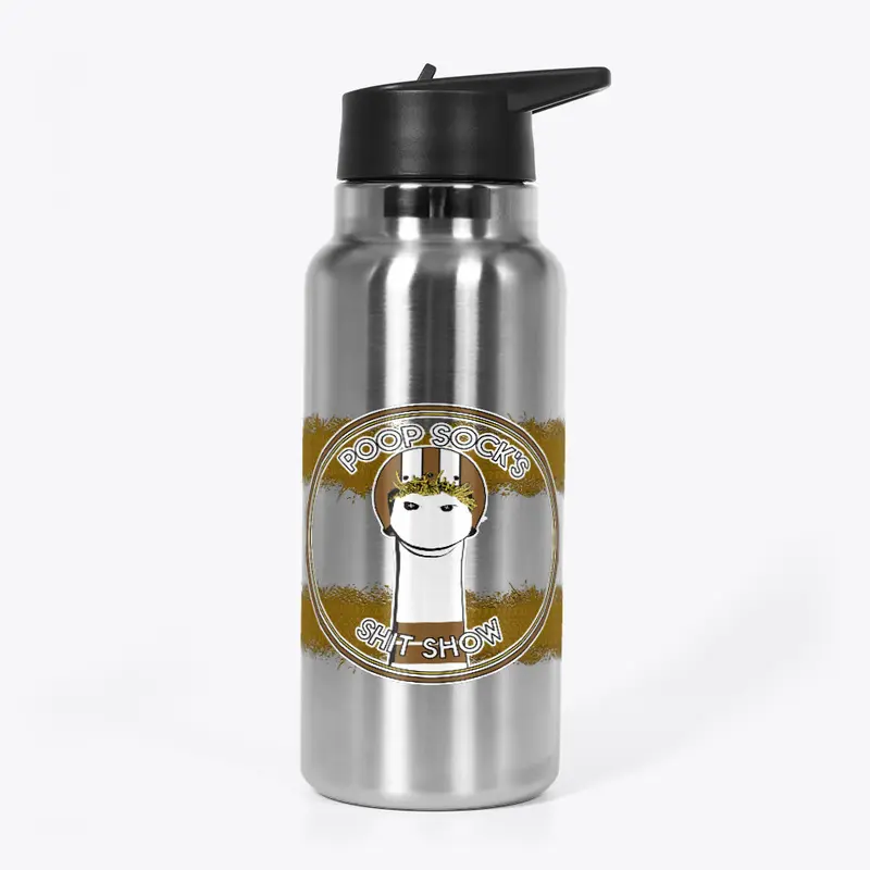 Poop Sock Water Bottle